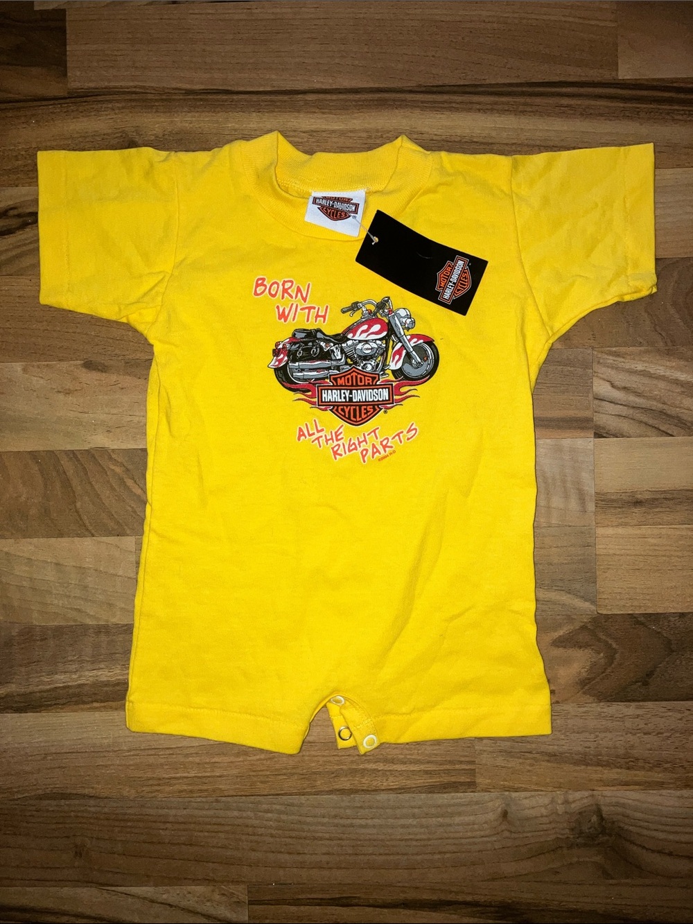 Harley Davidson Portland Maine Romper baby Sz 12 months